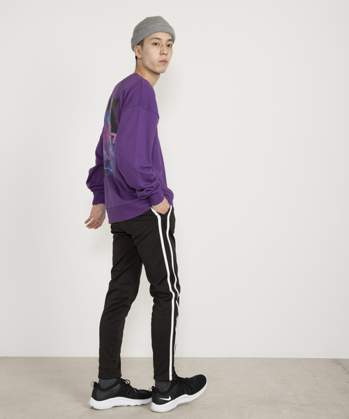 WEGO（ウィゴー）の「WEGO/転写シートプリントプルオーバー（スウェット・メンズ・ホワイト/ブラック/レッド/パープル・LARGE/MEDIUM）」の17枚目の写真