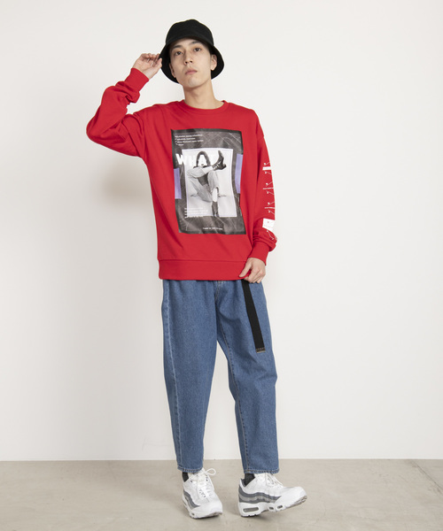 WEGO（ウィゴー）の「WEGO/転写シートプリントプルオーバー（スウェット・メンズ・ホワイト/ブラック/レッド/パープル・LARGE/MEDIUM）」の20枚目の写真