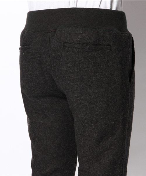 CIAOPANIC(チャオパニック)の「【Ciaopanic】 ソフトメランジウールリブスラックス(スラックス・メンズ・ブラック/ネイビー/カーキ/チャコールグレー・SMALL/LARGE/MEDIUM)」の8枚目の写真