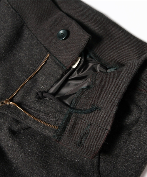 CIAOPANIC(チャオパニック)の「【Ciaopanic】 ソフトメランジウールリブスラックス(スラックス・メンズ・ブラック/ネイビー/カーキ/チャコールグレー・SMALL/LARGE/MEDIUM)」の11枚目の写真