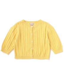 針抜きニットカーディガン