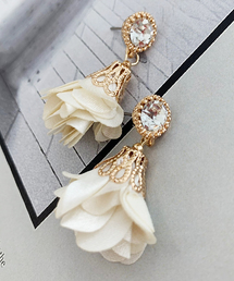 apres jour | 【apres jour×ARIAZ】フラワーモチーフピアス(ピアス（両耳用）)