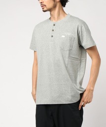 HENLEY NECK VINTAGE POCKET T-SHIRT
