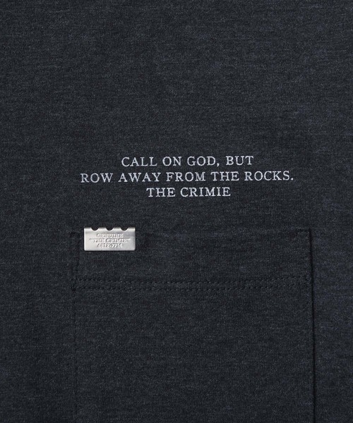 CRIMIE(クライミー)の「HENLEY NECK VINTAGE POCKET T-SHIRT(Tシャツ/カットソー・メンズ・グレー/ブラック/カーキ・SMALL/X-SMALL/X-LARGE/LARGE/MEDIUM/XX-LARGE)」の8枚目の写真