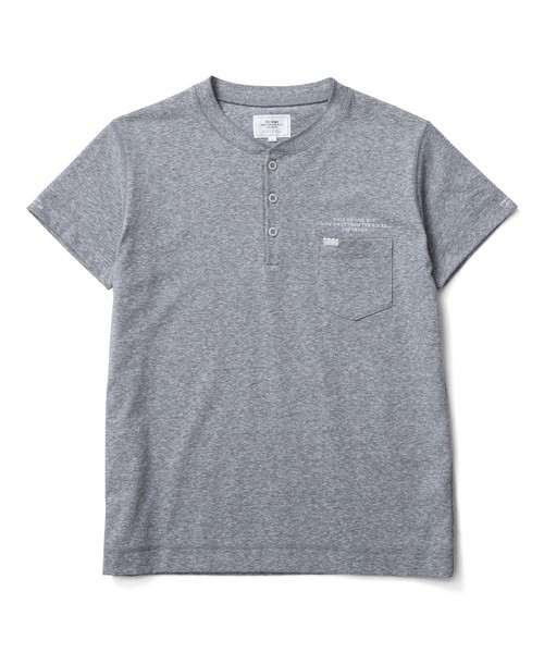 CRIMIE(クライミー)の「HENLEY NECK VINTAGE POCKET T-SHIRT(Tシャツ/カットソー・メンズ・グレー/ブラック/カーキ・SMALL/X-SMALL/X-LARGE/LARGE/MEDIUM/XX-LARGE)」の15枚目の写真