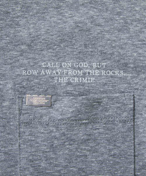 CRIMIE(クライミー)の「HENLEY NECK VINTAGE POCKET T-SHIRT(Tシャツ/カットソー・メンズ・グレー/ブラック/カーキ・SMALL/X-SMALL/X-LARGE/LARGE/MEDIUM/XX-LARGE)」の18枚目の写真