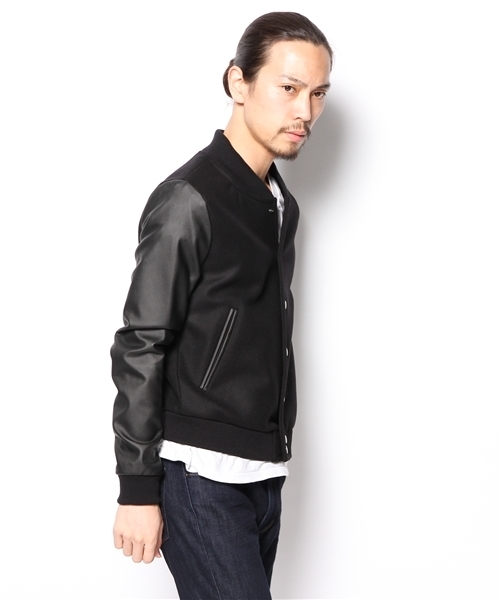 603(ロクマルサン)の「603 ウールフラノスタジャン(スタジャン・メンズ・ホワイト/ブラック・42/40)」の9枚目の写真