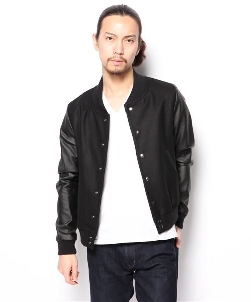 603(ロクマルサン)の「603 ウールフラノスタジャン(スタジャン・メンズ・ホワイト/ブラック・42/40)」の7枚目の写真