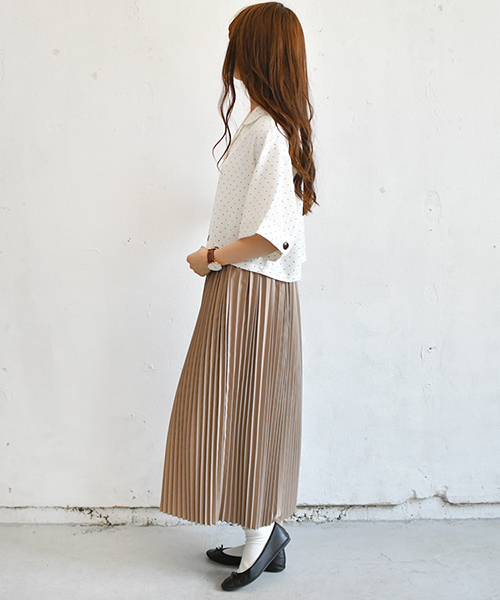 PairPair（ペアペア）の「ドット＆花柄アソートカイキンビッグシャツ（シャツ/ブラウス・レディース・ベージュ/オフホワイト/ライトグリーン/ライトベージュ・FREE）」の22枚目の写真