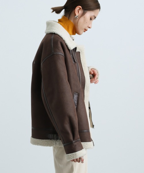 2021 AW ムートンボアジャケット（ムートンコート）｜select MOCA