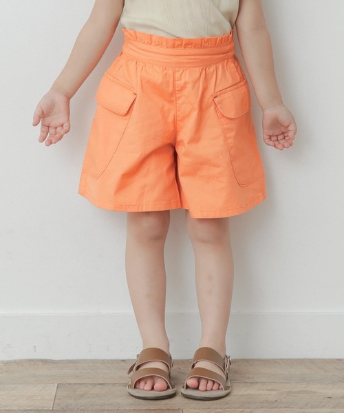 URBAN RESEARCH DOORS（アーバンリサーチドアーズ）の「アウトポケットフレアキュロット(KIDS)∴（その他パンツ・キッズ・ブルー系その他/ピンク系その他・90/105/120/135）」の2枚目の写真