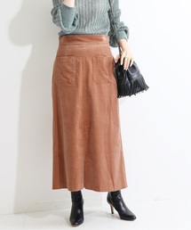 IENA LA BOUCLE フレンチコール Aラインスカート◆