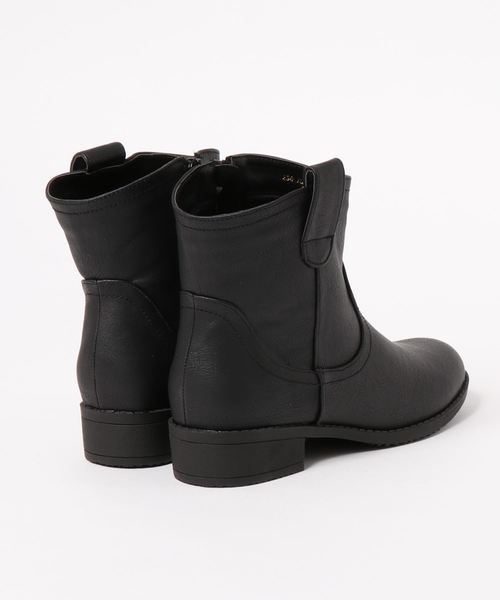 GeeRA(ジーラ)の「ウエスタン調ブーツ(ブーツ・レディース・ブラック/ダークブラウン/キャメル・SMALL/MEDIUM/X-LARGE)」の4枚目の写真