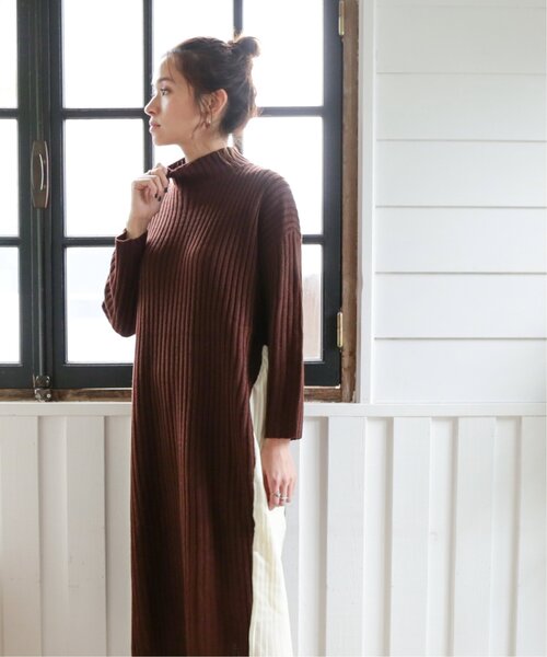 セール Web限定 サイドプリーツニットワンピース ワンピース Frames Ray Cassin フレームスレイカズン のファッション通販 Zozotown