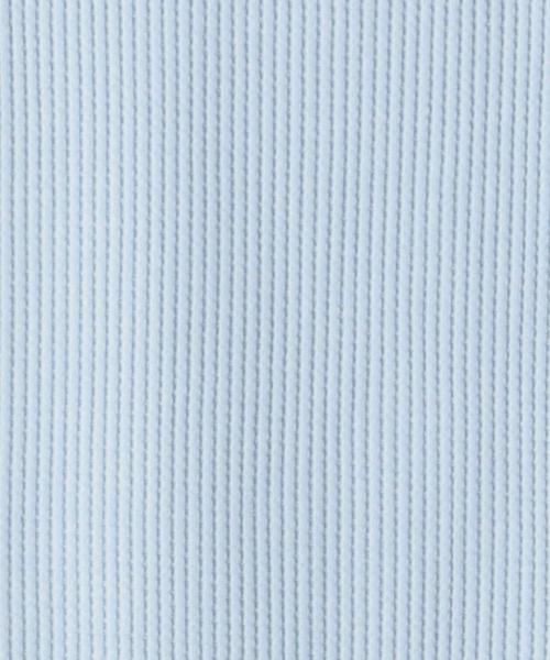 green label relaxing（グリーンレーベルリラクシング）の「【キッズ】〔吸水速乾〕ドライ　ワッフル プルオーバー ロングスリーブ（Tシャツ/カットソー・キッズ・ライトブルー/ライム/ネイビー/オフホワイト・105/135/125/115）」の17枚目の写真