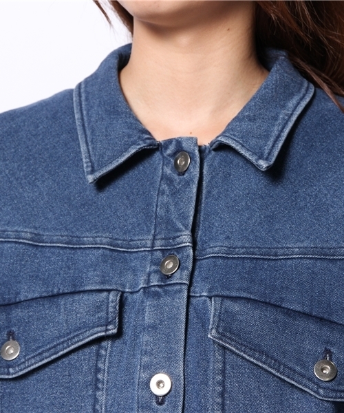 Kastane（カスタネ）の「【Kastane】BIGGジャン（デニムジャケット・レディース・ライトブルー・FREE）」の6枚目の写真