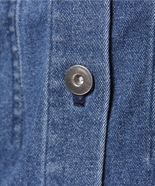 Kastane（カスタネ）の「【Kastane】BIGGジャン（デニムジャケット・レディース・ライトブルー・FREE）」の10枚目の写真