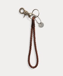 RRL（ダブル アール エル）の「ブレーデッド レザー キー フォブ