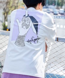 Mark Gonzales/マークゴンザレス MONO-MART別注 ビッグシルエット前面/背面BIGプリント 半袖Tee