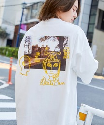 Mark Gonzales/マークゴンザレス MONO-MART別注 ビッグシルエット前面/背面BIGプリント 半袖Tee