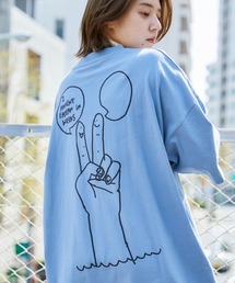 Mark Gonzales/マークゴンザレス MONO-MART別注 ビッグシルエット前面/背面BIGプリント 半袖Tee