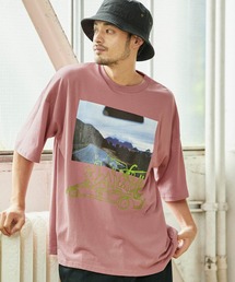 Mark Gonzales/マークゴンザレス MONO-MART別注  ビッグシルエット前面/背面BIGプリント 半袖Tee