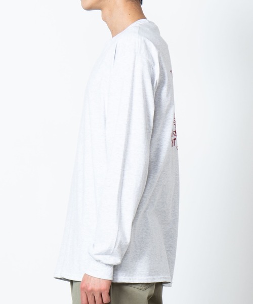 WEGO(ウィゴー)の「WEGO/レトログラフィックロンT(Tシャツ/カットソー・メンズ・ライトグレー/ホワイト/ホワイト系その他/アイボリー・SMALL/MEDIUM/LARGE)」の13枚目の写真