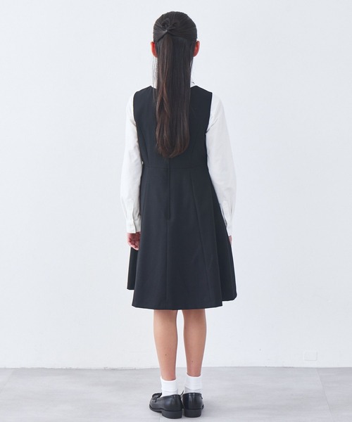 JUNIOR】ピンタックジャンパースカート（ジャンパースカート）｜CHOPIN