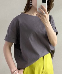 KOBE LETTUCE | ボーダー柄・無地シンプルカットソーオーバーサイズ半袖Tシャツ(Tシャツ/カットソー)