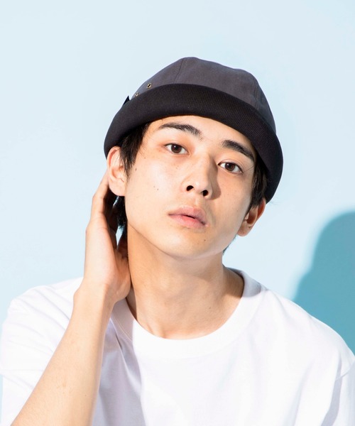 WEGO（ウィゴー）の「∴WEGO/Dlome ロールキャップ（キャップ・メンズ・ダークグレー/ブラック・FREE）」の12枚目の写真