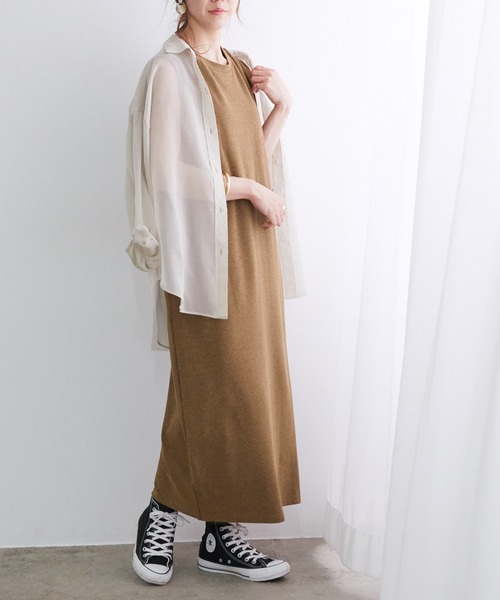 店舗限定 セール ワンピース ねじれベルトワンピース ワンピース Rope ロペ のファッション 前後2way