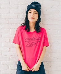 ワークアウト レディ スプレミアム スリム フィット ビッグ ロゴ Tシャツ [Workout Ready Supremium Slim Fit Big Logo Tee]