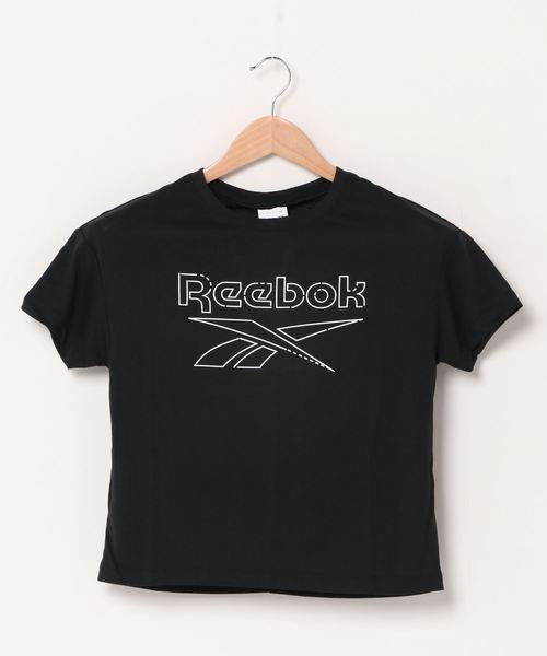 Reebok（リーボック）の「ワークアウト レディ スプレミアム スリム フィット ビッグ ロゴ Tシャツ [Workout Ready Supremium Slim Fit Big Logo Tee]（Tシャツ/カットソー・レディース・ブラック/ピンク・SMALL/MEDIUM/LARGE/X-LARGE）」の12枚目の写真