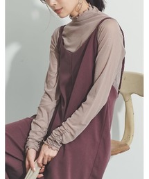 Re:EDIT | [2020A/W PRE ORDER]パワーメッシュシアーボトルネックカットソー(Tシャツ/カットソー)