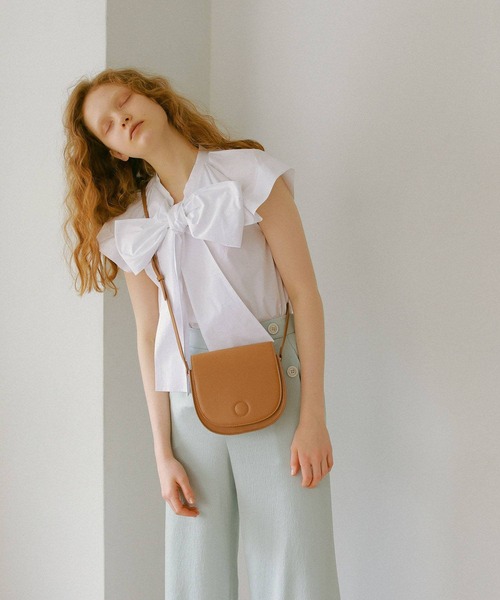 EFOLE（エフォル）の「【EFOLE】 ハーフムーン ショルダーバッグ（ショルダーバッグ・レディース・ブラック/ベージュ・FREE）」の6枚目の写真