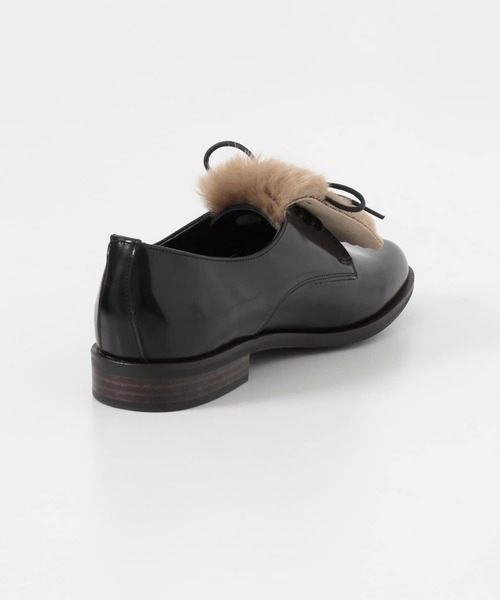 HARUTA（ハルタ）の「【別注】HARUTA×DOORS　ボアレースアップシューズ（ドレスシューズ・レディース・ブラック系その他・23.5/24/24.5/23）」の6枚目の写真