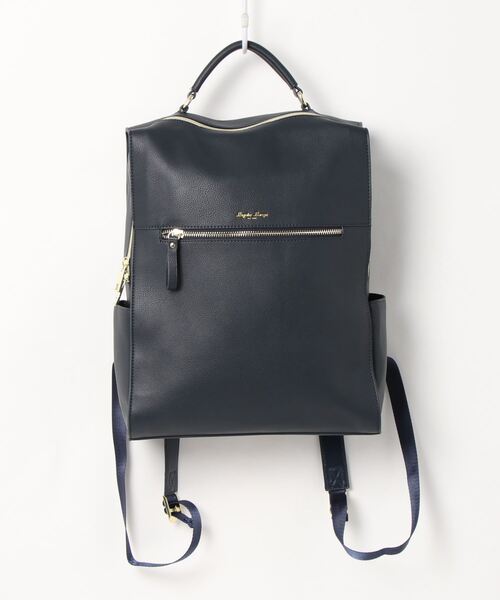 Legato Largo レガートラルゴ フルグレインフェイクレザー PC収納リュック LG-E1312Z(バックパック/リュック)|and it_(アンドイット)