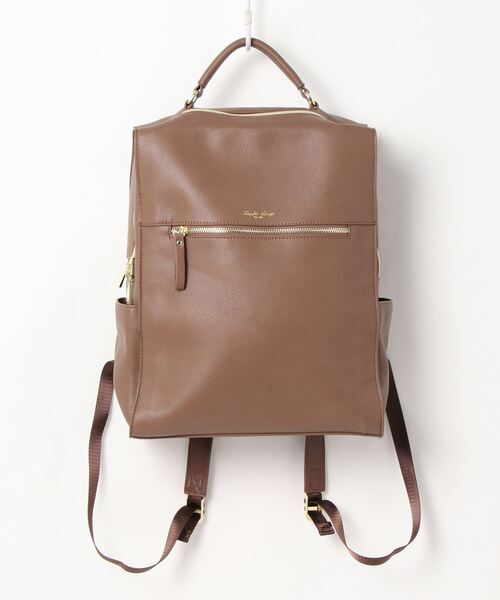 Legato Largo レガートラルゴ フルグレインフェイクレザー PC収納リュック LG-E1312Z（バックパック/リュック）｜and it_（アンドイット）