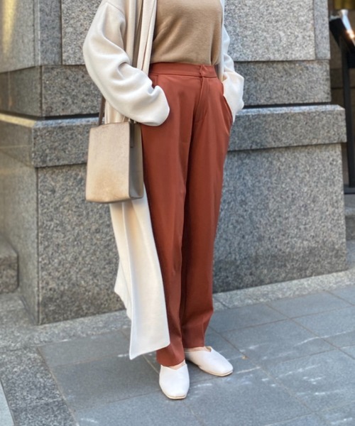 KOBE LETTUCE（コウベレタス）の「ポケットフリル付き2wayテーパードパンツ（その他パンツ・レディース・ダークオレンジ/ベージュ/ピンク/グリーン/ブラック/ブラウン系その他/オレンジ系その他/ピンク系その他/ベージュ系その他/ブラック系その他/ブラウン系その他2・S/M/SM/XS/S）」の10枚目の写真