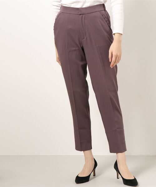 KOBE LETTUCE（コウベレタス）の「ポケットフリル付き2wayテーパードパンツ（その他パンツ・レディース・ダークオレンジ/ベージュ/ピンク/グリーン/ブラック/ブラウン系その他/オレンジ系その他/ピンク系その他/ベージュ系その他/ブラック系その他/ブラウン系その他2・S/M/SM/XS/S）」の16枚目の写真