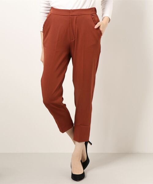 KOBE LETTUCE（コウベレタス）の「ポケットフリル付き2wayテーパードパンツ（その他パンツ・レディース・ダークオレンジ/ベージュ/ピンク/グリーン/ブラック/ブラウン系その他/オレンジ系その他/ピンク系その他/ベージュ系その他/ブラック系その他/ブラウン系その他2・S/M/SM/XS/S）」の21枚目の写真