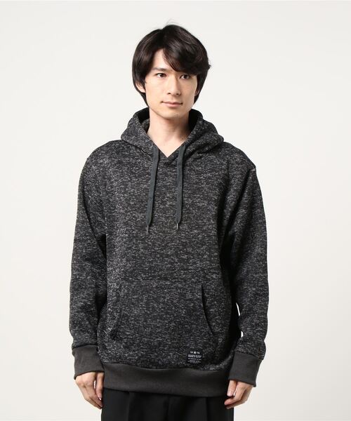 MARUKAWA(マルカワ)の「ニットフリース スウェットプルパーカー/フーディー/トレーナー/大きいサイズ(パーカー・メンズ・チャコール/カモフラージュ/グレー/ネイビー/ブラック・3L/4L/5L)」の1枚目の写真
