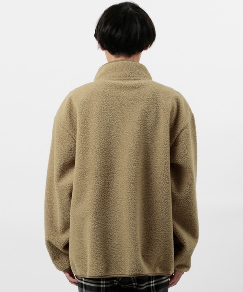 CONVERSE（コンバース）の「【CONVERSE/コンバース】オーバーサイズ  WIND STOP ３LAYER シープボアスタンドジャケット/ブルゾン（ブルゾン・メンズ・ブラック/オフホワイト/ベージュ・XL/M/L）」の10枚目の写真