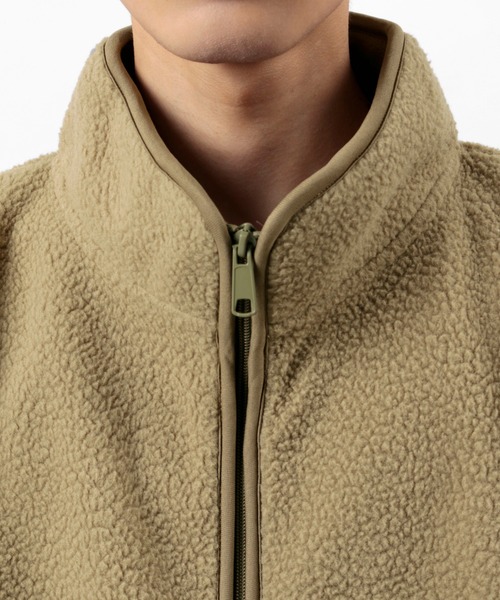 CONVERSE（コンバース）の「【CONVERSE/コンバース】オーバーサイズ  WIND STOP ３LAYER シープボアスタンドジャケット/ブルゾン（ブルゾン・メンズ・ブラック/オフホワイト/ベージュ・XL/M/L）」の11枚目の写真