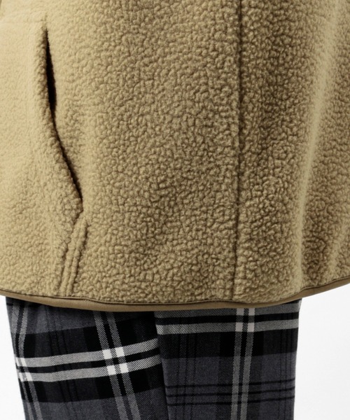 CONVERSE（コンバース）の「【CONVERSE/コンバース】オーバーサイズ  WIND STOP ３LAYER シープボアスタンドジャケット/ブルゾン（ブルゾン・メンズ・ブラック/オフホワイト/ベージュ・XL/M/L）」の16枚目の写真