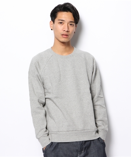 CIAOPANIC（チャオパニック）の「【Ciaopanic】度詰めコーティング裏毛P/O（スウェット・メンズ・ブルー/グレー/ホワイト・MEDIUM/LARGE）」の3枚目の写真