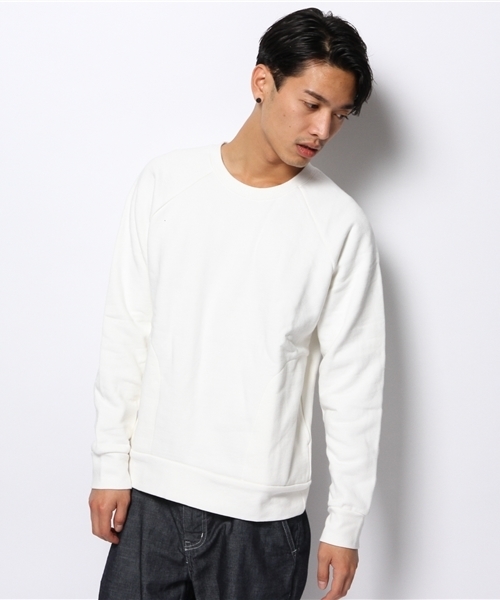 CIAOPANIC（チャオパニック）の「【Ciaopanic】度詰めコーティング裏毛P/O（スウェット・メンズ・ブルー/グレー/ホワイト・MEDIUM/LARGE）」の2枚目の写真