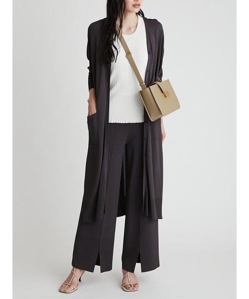 Mila Owen（ミラオーウェン）の「接触冷感ロングニットカーディガン