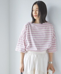 オーバーサイズ ボーダー半袖Tシャツ