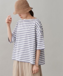 オーバーサイズ ボーダー半袖Tシャツ
